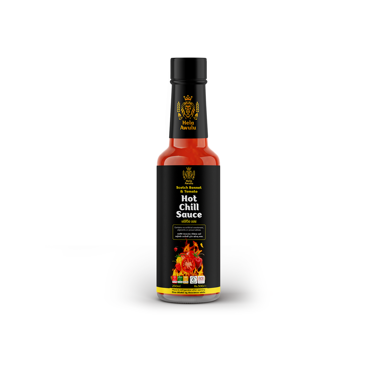 Scotch Bonnet & Tomato Sauce 250ML Bottle ( Nai Miris )